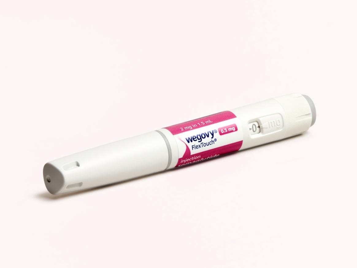 A Wegovy FlexTouch injection pen.